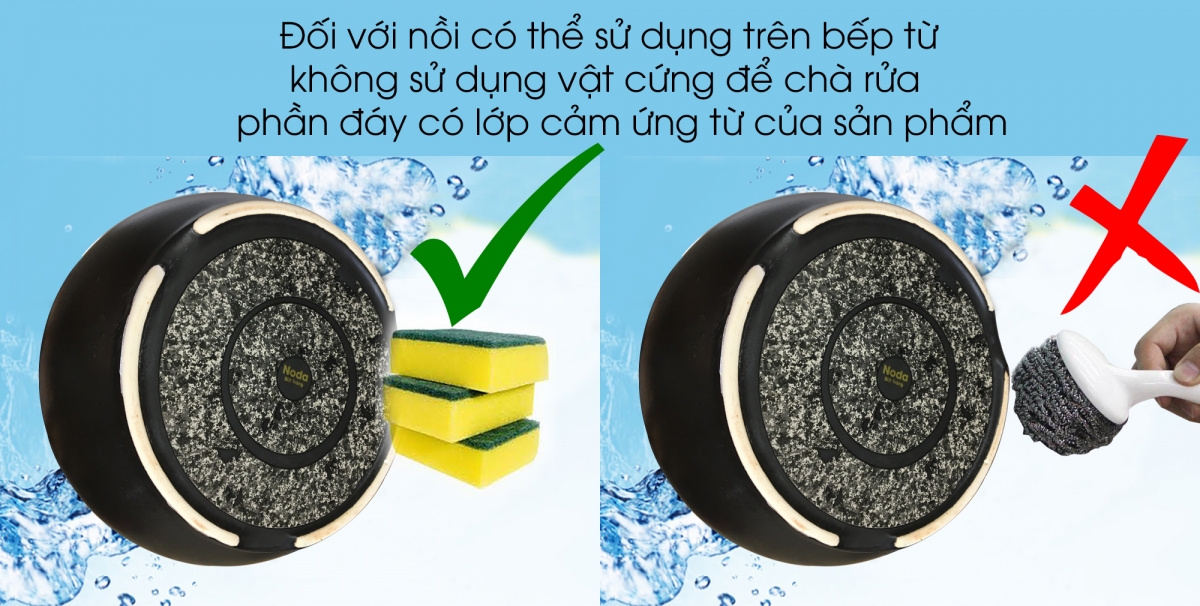 cach ve sinh noi dat NodaCook bep tu