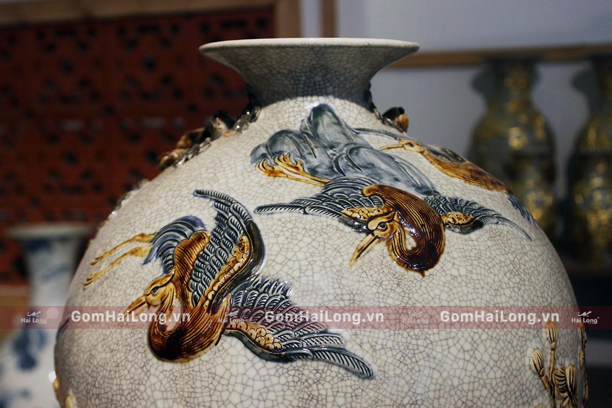 bình hút lộc gốm sứ Hải Long