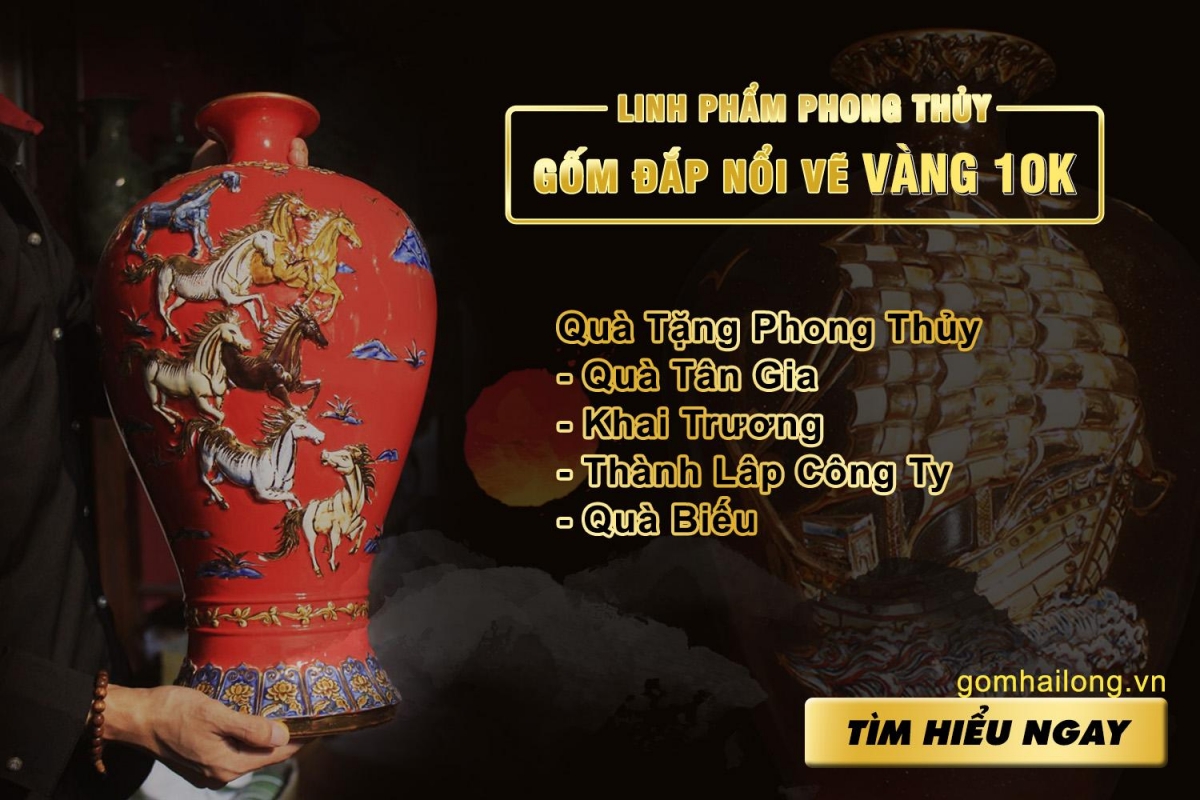 Quà tặng gốm sứ phong thủy