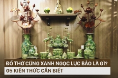 đồ thờ ngọc lục bảo gốm Hải Long Bát Tràng