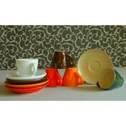 Bộ 05 tách sứ uống cà phê Espresso cao cấp