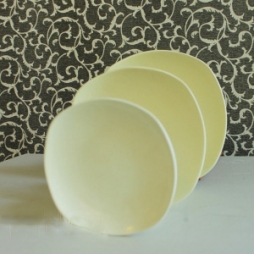 Bộ 03 đĩa ảo sứ cao cấp (Kem) Bộ 03 đĩa ảo sứ cao cấp (Kem)