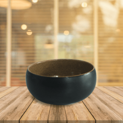 Bát tô nông số 4 đen lòng gốm Bát tô nông số 4 đen lòng gốm