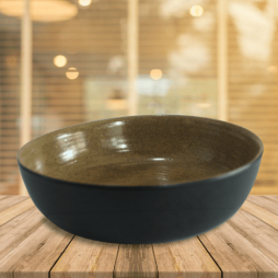 Bát tô nông số 1 đen lòng gốm Bát tô nông số 1 đen lòng gốm