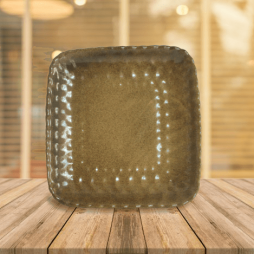 Khay vuông lượn đen lòng số 1 Khay vuông lượn đen lòng số 1