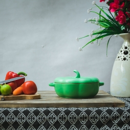 Nồi đất Bí ngô 650ml (Xanh) Nồi đất Bí ngô 650ml (Xanh)