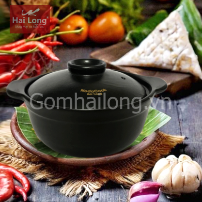 Nồi đất chống dinh cao cấp NodaCook 700 ml (Đen)