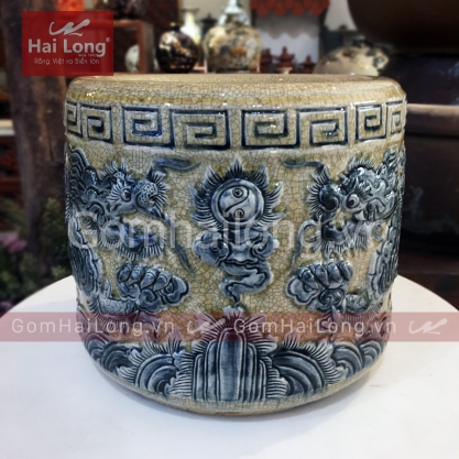 Bat huong men ran bong hoang luu ly gom su Hai Long Bat Trang