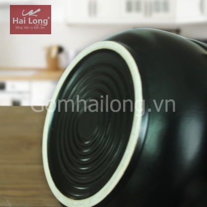 Nồi đất chống dinh cao cấp NodaCook 700 ml (Đen)