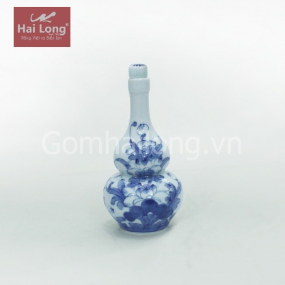 Nậm rượu 2 bầu cỡ nhỏ (Xanh cổ)