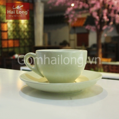 Tách cà phê Capuccino dáng Ý 220 ml (Kem)