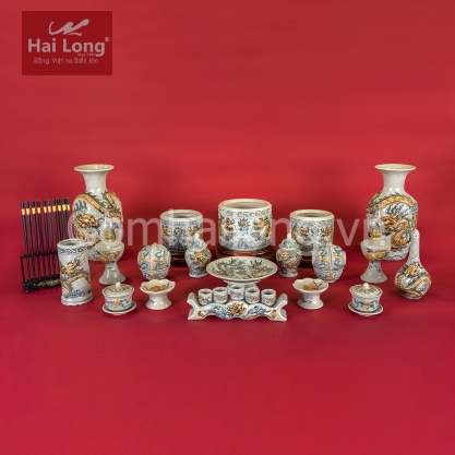 bộ đồ thờ cơ bản cho ban gia tiên