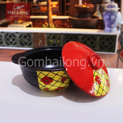 Nồi kho cá bằng sứ NodaCook Bát Tràng